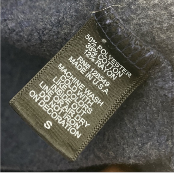 Aviator Nation Blue gradient 5 Stripe Hoodie Full Zip Sweatshirt Women’s Small - Picture 3 of 6